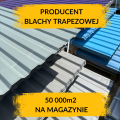 Blacha trapezowa T14 (2. gatunek) – długości 2,0 / 2,5 / 3,0 / 3,5 m; krycie 960 mm; kolory RAL 9010/9002/9006; odbiór lub dostawa – Alfapanel.