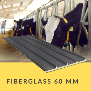 Płyta warstwowa dachowa FIBERGLASS gr. 60mm (1)