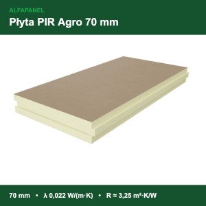 Płyta PIR Agro 70 mm