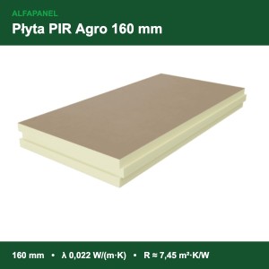 Płyta PIR Agro 160 mm