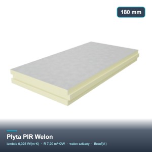 Płyta PIR Welon 180 mm