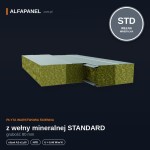 Płyta warstwowa ścienna z wełny mineralnej 80 mm