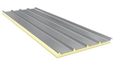 Płyta warstwowa dachowa o gr. 40mm z folią aluminiową