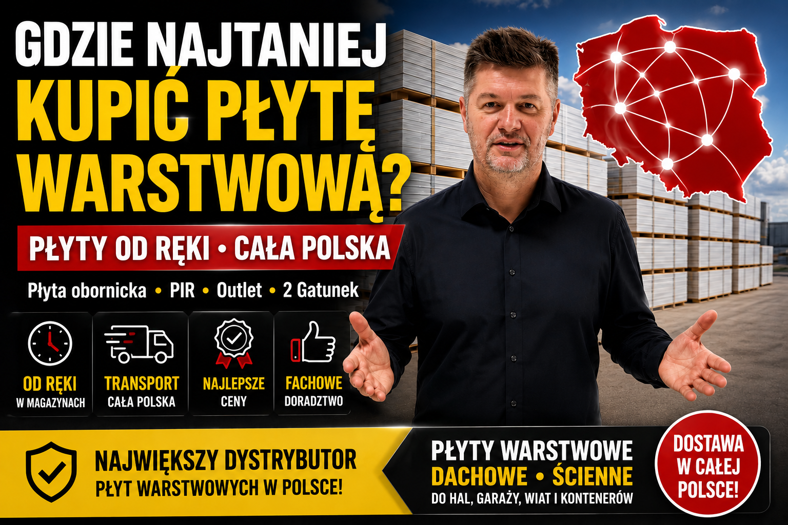 Gdzie najtaniej kupić płytę warstwową w Polsce? Alfapanel – ogólnopolska sieć sprzedaży płyt warstwowych