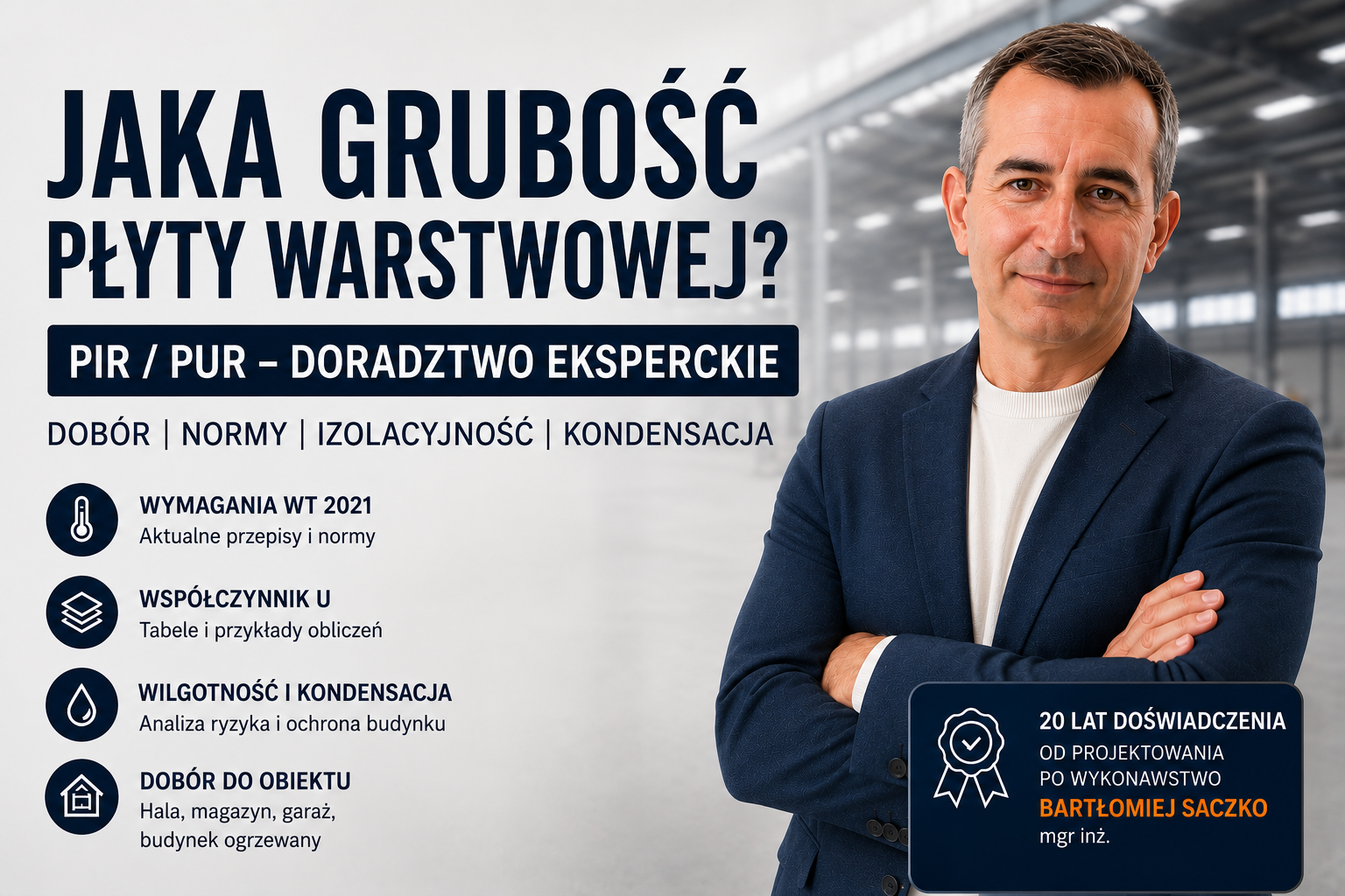 Jak dobrać grubość płyty warstwowej? Kompletny poradnik według norm WT 2021, PN-EN 14509 i PN-EN ISO 13788