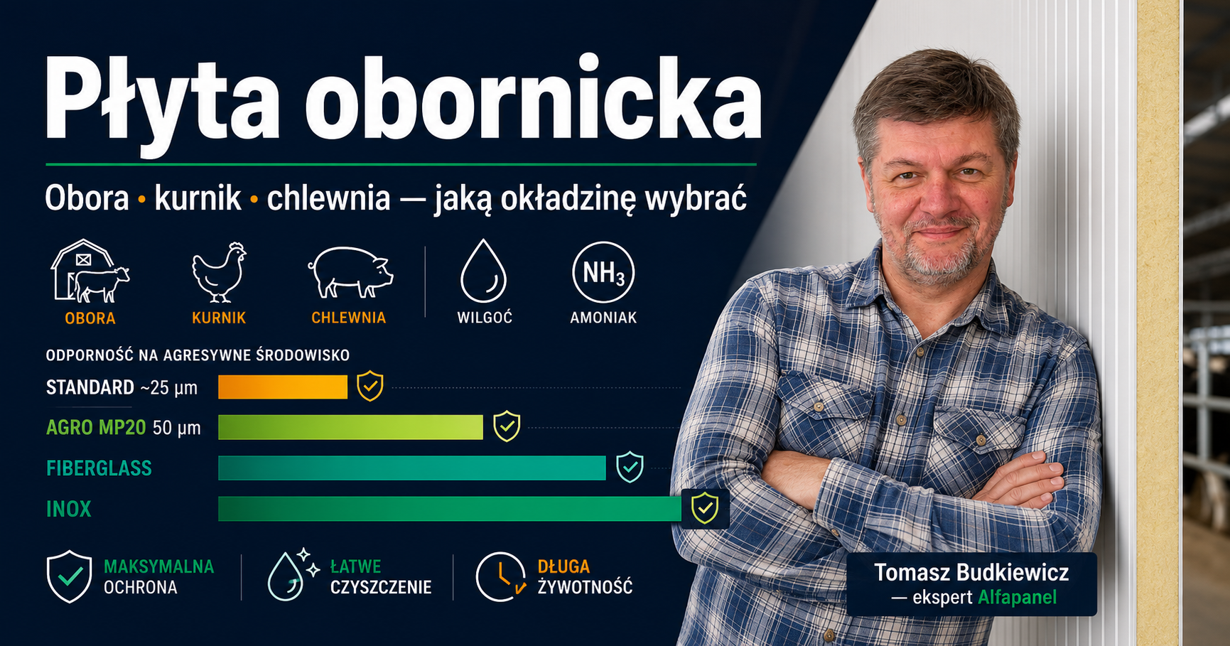 Płyta obornicka na oborę, kurnik i chlewnię