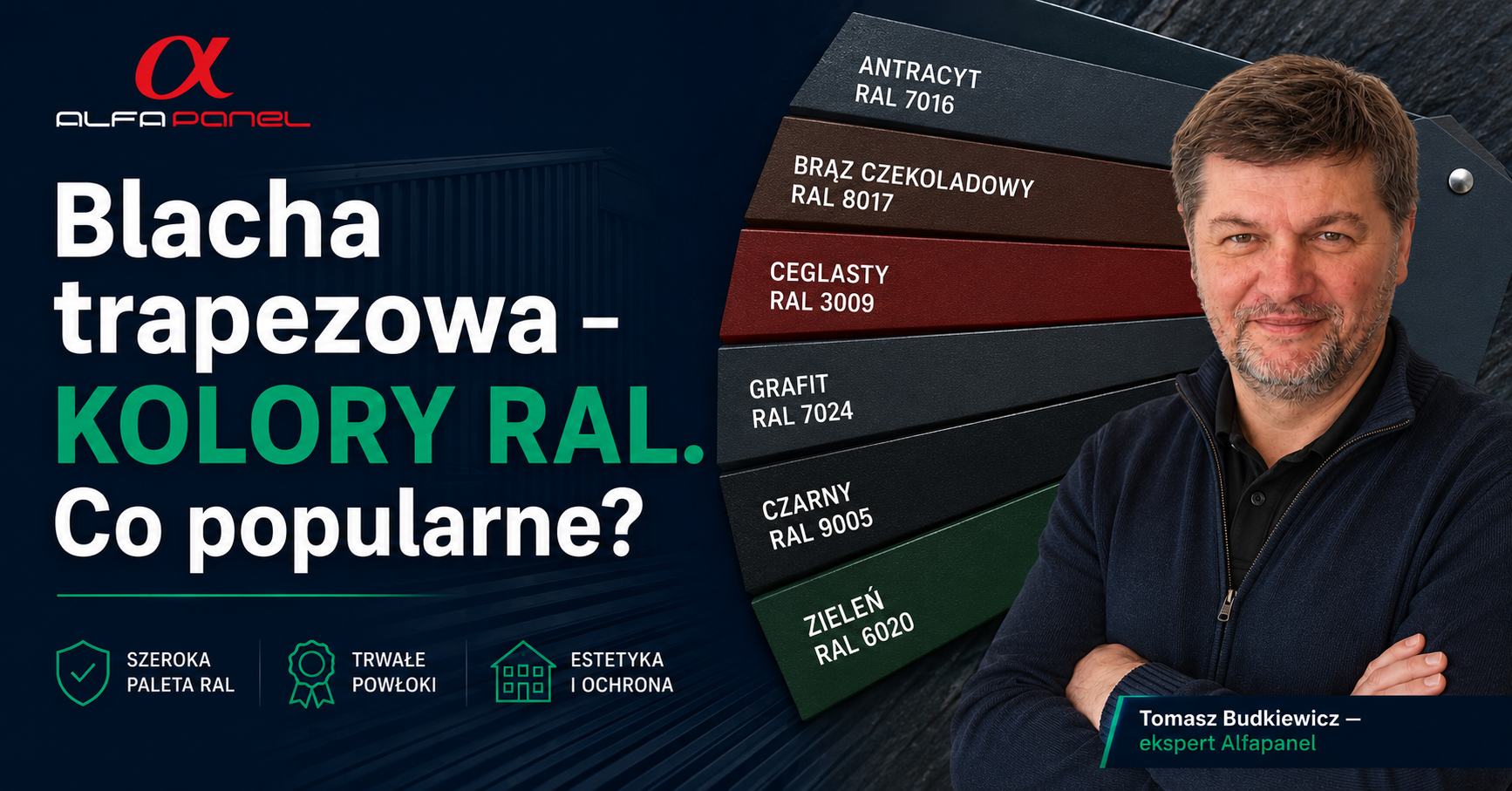 Blacha trapezowa kolory – paleta RAL. Co jest popularne?