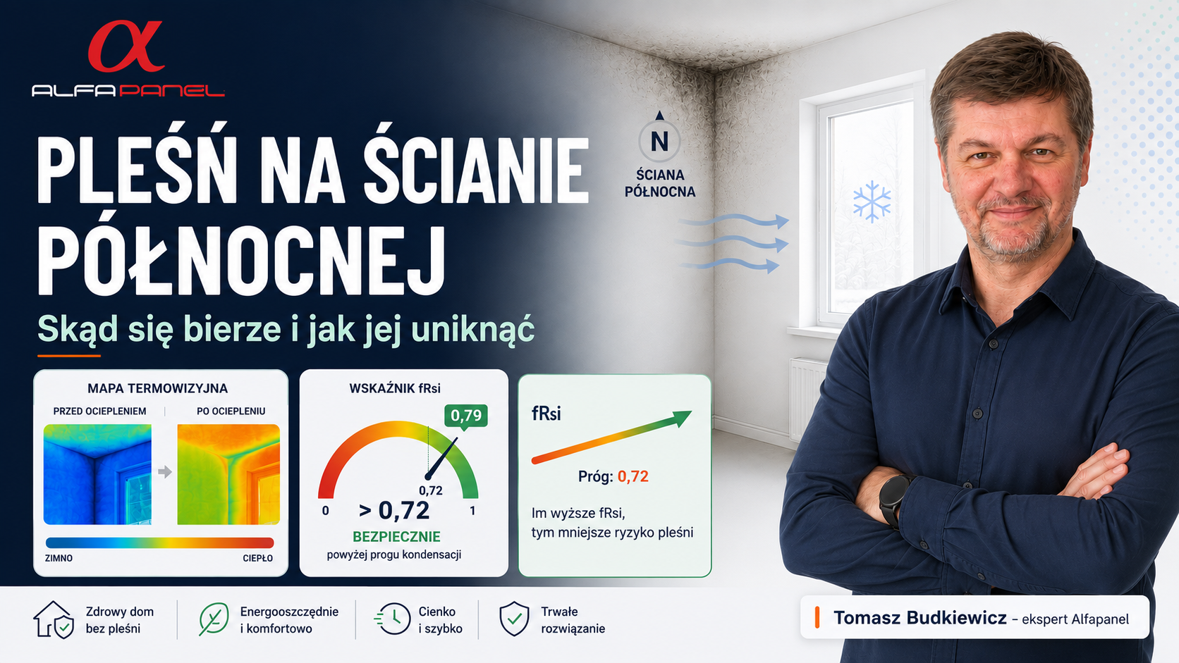 Wilgoć i pleśń na ścianie północnej - skąd się bierze i jak jej uniknąć