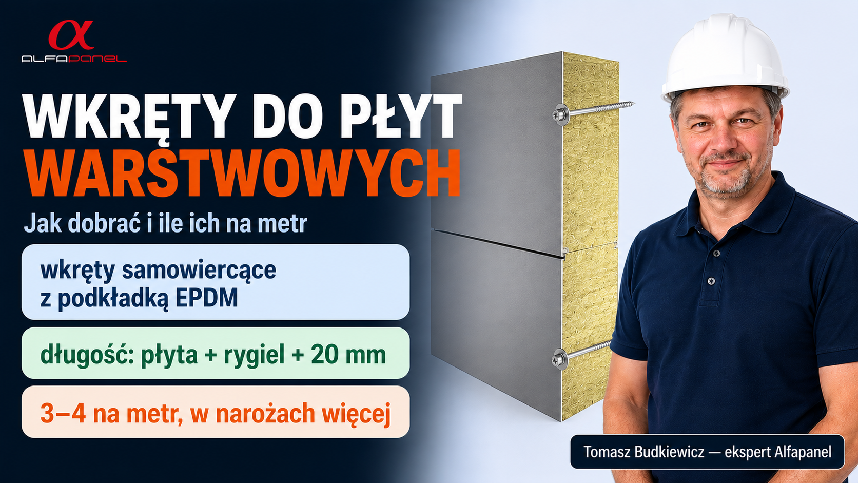 Mocowanie i wkręty do ściennych płyt z wełny - jak i czym