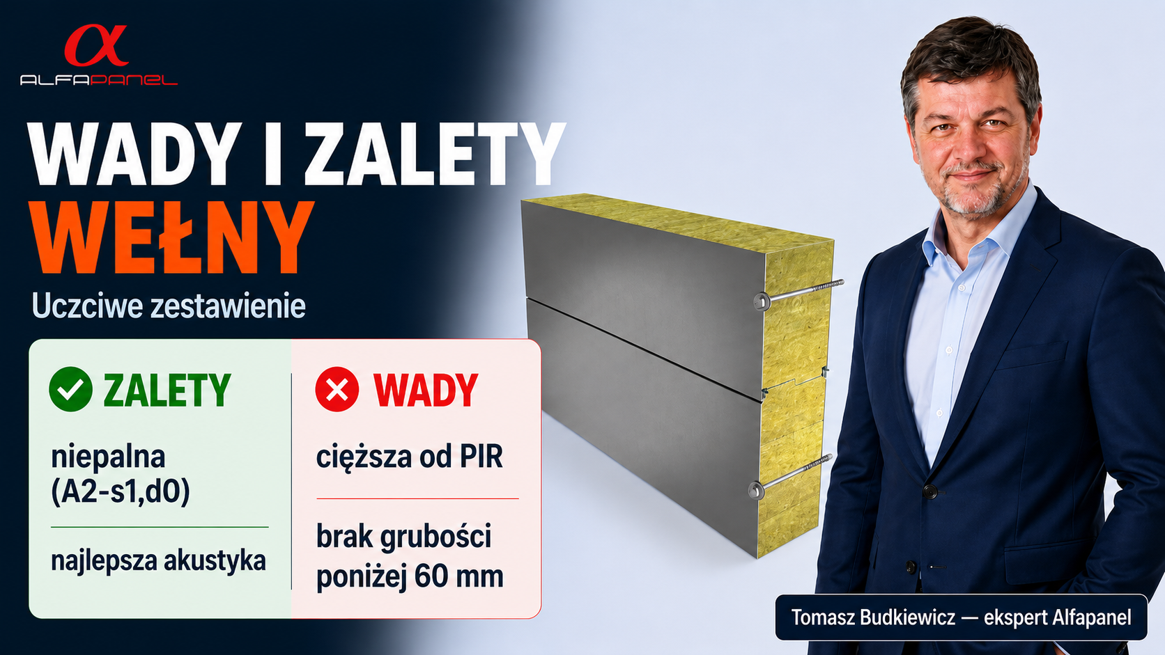 Wady i zalety płyt warstwowych z wełny mineralnej